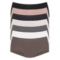 Produktbild: Vivance Panty (7er-Pack) in frischen und gedeckten Farben braun|grau|rosa|schwarz 36/38
