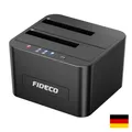 Produktbild: FIDECO SATA Dockingstation 2x12TB Offline-Klonen