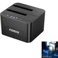 Produktbild: Festplatten Dockingstation, SATA HDD SSD, USB 3.0, Offline-Klonen, Dualschach...
