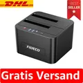 Produktbild: Dualschacht SATA Dockingstation 24TB für HDD/SSD - Plug & Play, Offline-Klonen