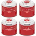 Produktbild: Evocamp Gaskartusche 4 Stück 300g Butan Propan Schraubventil für Camping Weber Q100