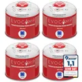 Produktbild: EVOCAMP 4x Propan Butan Gaskartuschen 300g, Schraubventil Eurogewinde 7/16