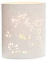 Produktbild: Gilde Tischleuchte, Vogelmotiv, Zweigmotiv, Porzellan, weiß, VE 1, L. 10.5 cm, B. 16.5 cm, H. 20 cm 33807 4009079338072