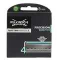 Produktbild: Wilkinson Sword Quattro Titanium Sensitive Rasierklingen für Herren Rasierer, 8 St