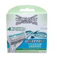 Produktbild: 8 Wilkinson Quattro Titanium Sensitive Rasierklingen 8er Sensetive Set NEU & OVP