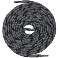 Produktbild: Mount Swiss Schnürsenkel Rundsenkel für Trekking- und Arbeitsschuhe, ø 5 mm, Länge 70 - 220 cm grau|schwarz 90 cm / Durchmesser 5mm