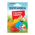 Produktbild: B085 - Eierfarben 5 Stück Rot Orange Gelb Grün Blau Warmfarben Färbetabletten...