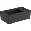 Produktbild: Ideal Standard - Tempo - Waschtisch 37x21 Cm, Ohne Überlauf, Hahnloch Rechts, Schwarz E2112v3