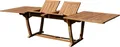 Produktbild: ECHT TEAK XXL Ausziehtisch Holztisch Gartentisch Garten Tisch 200-250-300cm 2fach ausziehbar, Breite 100cm Gartenmöbel Holz sehr robust JAV-TOBAGO-300x100 von AS-S