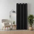 Produktbild: tinycurtains, Thermo Türvorhang schwarz 195 x 150 cm, für alle gängigen Türgrößen, Thermovorhang OHNE Stange