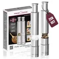 Produktbild: Proficook Pfeffer- und Salzmühle-Set PC-PSM 1160 edelstahl, 2 Mühlen, 30ml, NEU