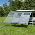 Produktbild: your GEAR Panorama Wand 2,8 x 2 m - Allwetterschutzvorderwand für Markisen mit UV 50+ und wasserdichtem Polyester - Vorderwand für Markise schützt vor Sonne, Wind und Regen