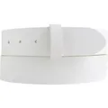 Produktbild: BELTINGER Ledergürtel Wechselgürtel aus Vollrindleder mit Druckknöpfen 4 cm - Druckknopf-Gür (1-St) weiß 100 cm (Gesamtlänge 115 cm)