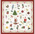 Produktbild: Ambiente Luxury Paper Products Papierserviette 20 Servietten Ornaments all over red 33x33cm, (20 St)