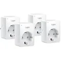 Produktbild: TP-LINK - Tapo P110 V1 - Smart-Stecker - mini - kabellos - 802.11b/g/n - 2.4 Ghz (Packung mit 4)