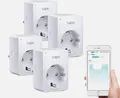 Produktbild: Tapo TP-Link Smart WLAN Steckdose P110 mit Energieverbrauchsmesser, 4 Pack