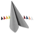 Produktbild: Tafel-Servietten, 3-lagig, 33 x 33 cm, Inhalt 250 St., in unterschiedliche Farben, jeweils abgestimmt auf Einrichtung & Dekoration, für Gastronomie & Zuhause, grau