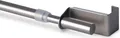 Produktbild: Spannvitrage, Gardinenstange - Metall - ( 40-60 cm - Silber ) zum Spannen, Klemmstange Ausziehbar, Vitragestange ohne Bohren / Schrauben, Ø 9 mm