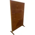 Produktbild: XXL Sichtschutz-Element Metall Gartenzaun 190x120 cm Sichtschutzwand Edelrost