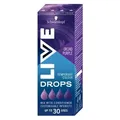 Produktbild: Schwarzkopf Live Drops Waschbares Haarfärbemittel Orchidee Lila 30ml (Lila) (58227118)