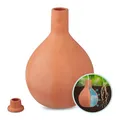 Produktbild: Relaxdays Olla, 3,5 l, Ton, wurzelnahe Bewässerung, Hochbeet & Gewächshaus, weniger Wasserverlust, Tongefäß, terrakotta