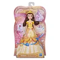 Produktbild: Disney Prinzessin Überraschungsstyles Belle Modepuppe mit 10 Modeaccessoires, Spielzeug mit Überraschungen für Mädchen ab 3 Jahren