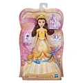 Produktbild: Disney Prinzessin Überraschungsstyles Belle Modepuppe mit 10 Modeaccessoires, Sp