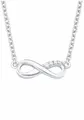 Produktbild: s.Oliver Silberkette Infinity/Unendlichkeit, mit Zirkonia (synth)