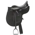Produktbild: Kerbl Ponysattel Leder Schwarz 32196