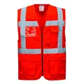 Produktbild: Portwest S476 Berlin Exekutiv Weste Neuer ID-Karten-Halter Leicht Polyester