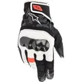 Produktbild: Alpinestars SMX Z, Handschuhe Drystar - Schwarz/Weiß/Neon-Rot - XL