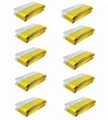 Produktbild: TENQUAN 10 Stück Rettungsdecke Gold Silber 210 x 160cm Rettungsdecken wasserdichte Notfalldecke Premium Rettungsfolie Erste Hilfe Decke Goldfolie Silberfolie für Camping Wandern Rucksackreisen