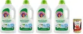 Produktbild: Chanteclair Flüssigwaschmittel Weißer Moschus, 4x1260ml +Polpa