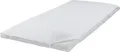 Produktbild: Erwin Müller wasserdichte Molton Matratzenauflage Cottbus für Topper bis 10 cm Höhe geeignet weiß Größe 90x200 cm - saugstark, Übereckgummibänder, kochfest und trocknergeeignet