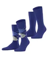 Produktbild: Burlington Herren Socken Everyday Mix Multipack M So Baumwolle gemustert 2 Paar, Blau Night Blue 6048, 40-46