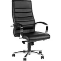 Produktbild: Chefsessel TD Luxe 10 Leder schwarz - Schwarz