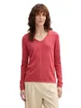 Produktbild: TOM TAILOR Damen Strickpullover mit V-Ausschnitt