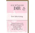 Produktbild: Verlag Dominique Grußkarten Geburtstag - Glückwunschkarte im Format 11,5 x 17 cm mit Umschlag - 