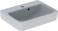 Produktbild: Geberit Handwaschbecken RENOVA PLAN 500x380mm mit Hahnloch mit Überlauf weiß 501628001