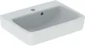 Produktbild: GEBERIT Waschbecken GE RENOVA Plan Handwaschbecken, 50x38cm m. Hl. mittig, m. Ül., weiß