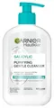 Produktbild: Garnier Hautklar Hydrating Deep Cleanser: Sanfte Gesichtsreinigung mit Niacinamide & Salicylsäure. Entfernt Unreinheiten, Öl & Make-up. Hydriert, mildert Poren, pH-neutral, für alle Hauttypen