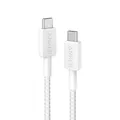 Produktbild: Anker 322 USB-C auf USB-C Kabel 60W 180cm geflochten weiß