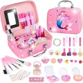 Produktbild: Kinder Makeup - Koffer Set für Mädchen  Geschenke 3 4 5 6 7 8 9 10 Jahre - Rosa
