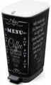 Produktbild: Basiskübel mit Pedal KIS CHIC Kaffee-Motiv 50 L