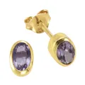 Produktbild: Ohrring Ohrstecker Gold Damen F Ohrstecker 333/- Gold Amethyst lila 0,7cm Damen