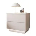 Produktbild: Lookway Nachttisch LINA II Kaschmir mit LED 55x50x37 cm