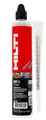 Produktbild: Hilti Montagemörtel Hit - 1 Kartusche 300 ml - Injektionsmörtel 2K Mörtel - verarbeitung mit handelsüblicher Dichtstoff-Auspresspistole
