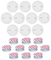 Produktbild: ABUS Rauchmelder PREFIRA 10 -mit 10-Jahres-Batterie- 10er Set + Magnetpads