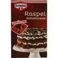 Produktbild: Dr. Oetker Raspelschokolade Zartbitter 100g Packung