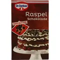 Produktbild: Dr. Oetker Raspelschokolade Zartbitter (100g Packung) MHD 31.07.26